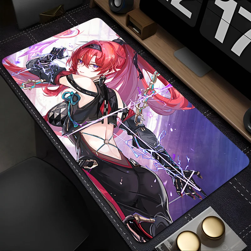 

Mousepad Laptop Office Cabinet Keyboard Pad PC Desk Mat Large HD Mouse Pad Non-slip Rubber Wuthering Waves Yinlin Extended Pad