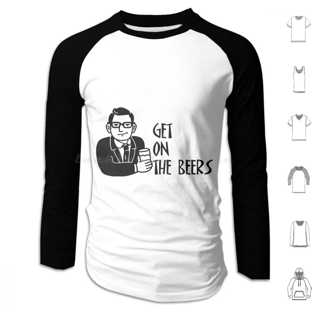 Get On The Beers Hoodies Long Sleeve Get On The Beers Daniel Andrews Dan Andrews Beer Beers Lockdown Melbourne 19