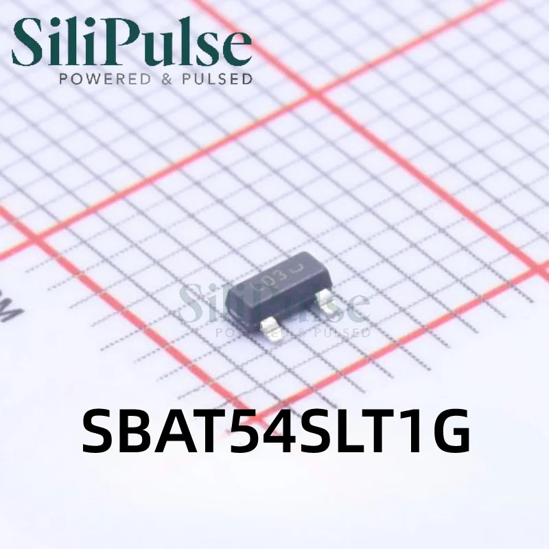 (100-500pcs) SBAT54SLT1G SOT-23 100% Original In Stock 1 800mV@100mA 30V 200mA