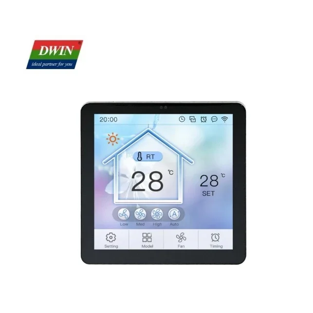 

DWIN 4.1 Inch 720*720 IPS In-cell Capacitive Touch Screen Wire Controller with RTC WIFI RS485 Port Proximity Sensor