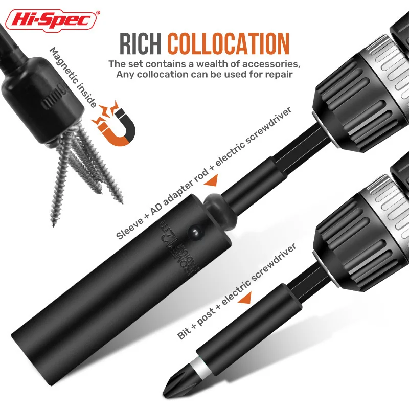 Hi-Spec Professional Impact Screwdriver Bit Set: Phillips, Slotted & Torx Bits