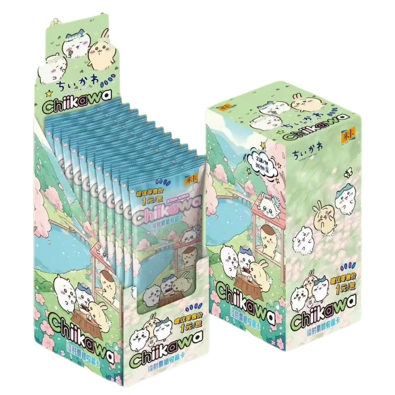 

Chiikawa Anime Figures Cartoon Laser Ticket Game Card Animation Peripheral Cards Hot Sale Children Collection Cards Goods Gift