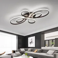 Low Floor Living Room Ceiling Lights Remote Control Modern LED Surface Mounted Light Fixture Dining Room led Ceiling Lamps Dimme 5