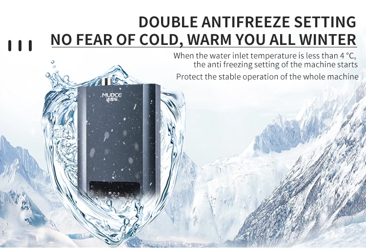 20L 24L  35W  save energy  grey tankless constant temperature instant gas water heater with best quality