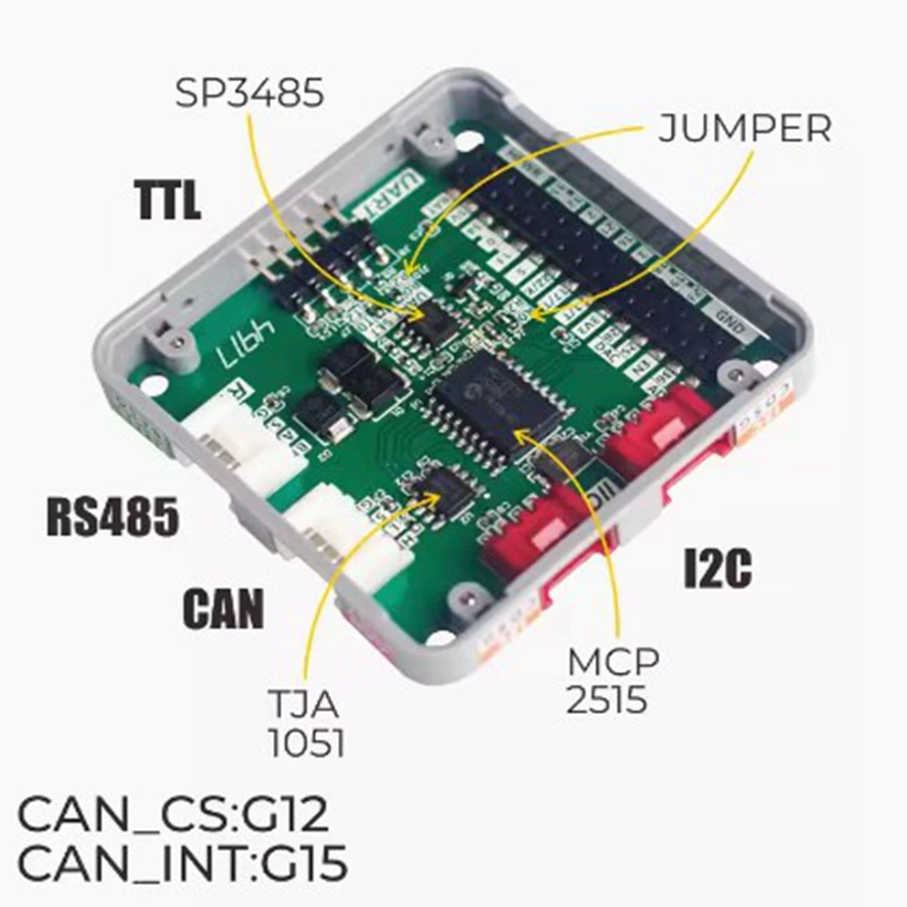 M5Stack COMMU Communication conversion module CAN RS485 TTL I2C Interface ESP32