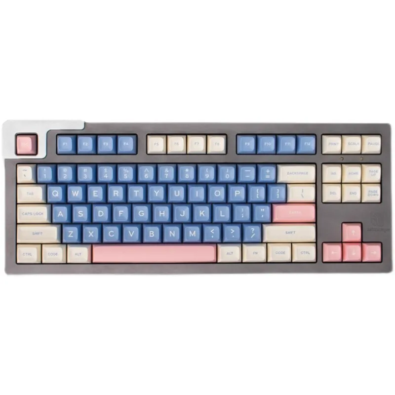 GMK Dreamy colors Keycap SA Profile Keycaps PBT Double Shot Key Caps Set ISO Enter 7U Spacebar for Custom Mechanical Keyboard