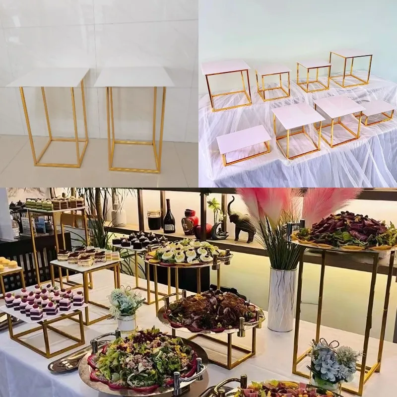 20PCS Buffet Banquet Tea Break Holder Wedding Store Drinking Foods Bread Candy Flower Cake Holder Dessert Table Cookie Stand