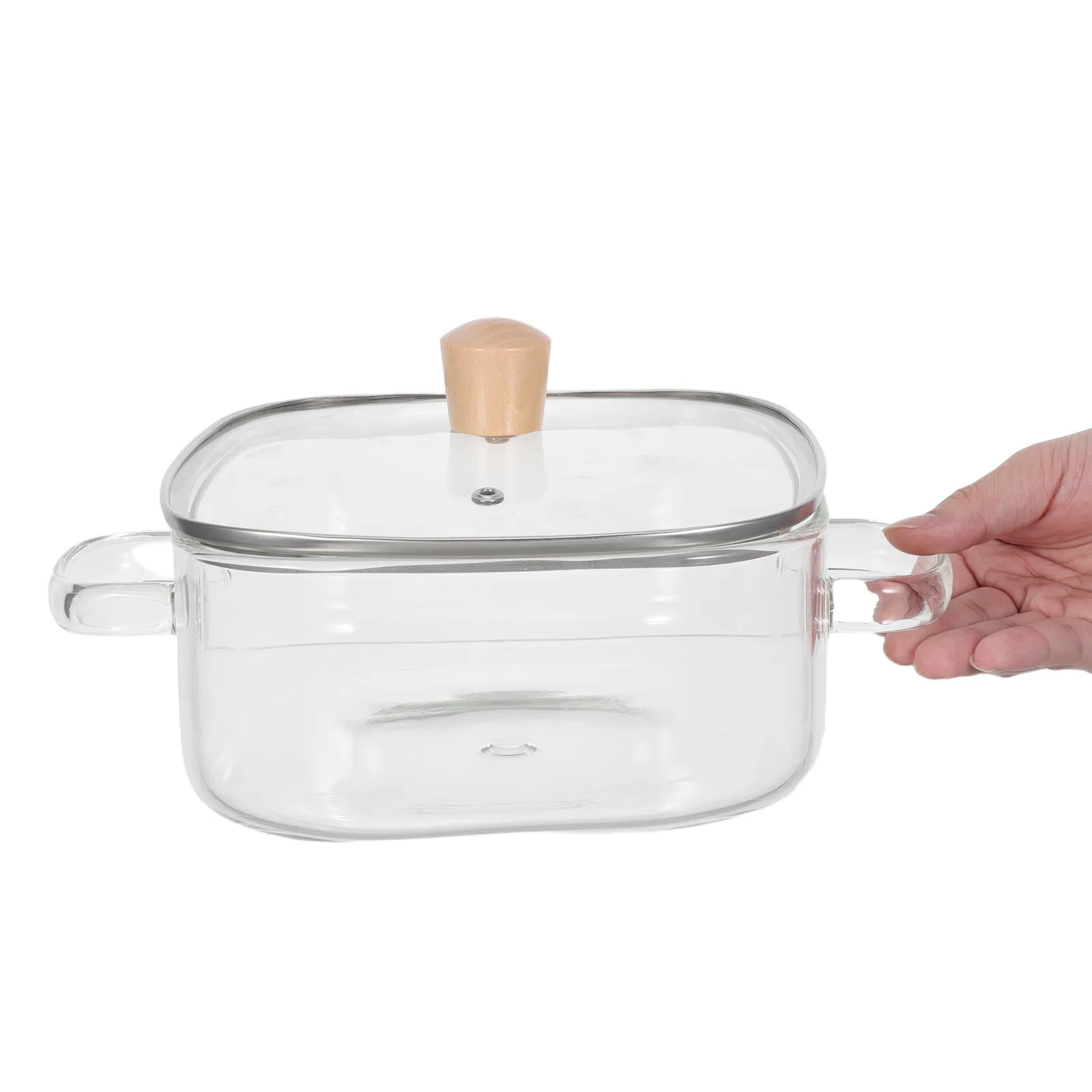 

Стеклянная крышка для кастрюли, термостойкая, из боросиликатного стекла, 3,5 л, для плиты, подходит для микроволновой печи, для приготовления пасты, супов, молока, каш, рамена