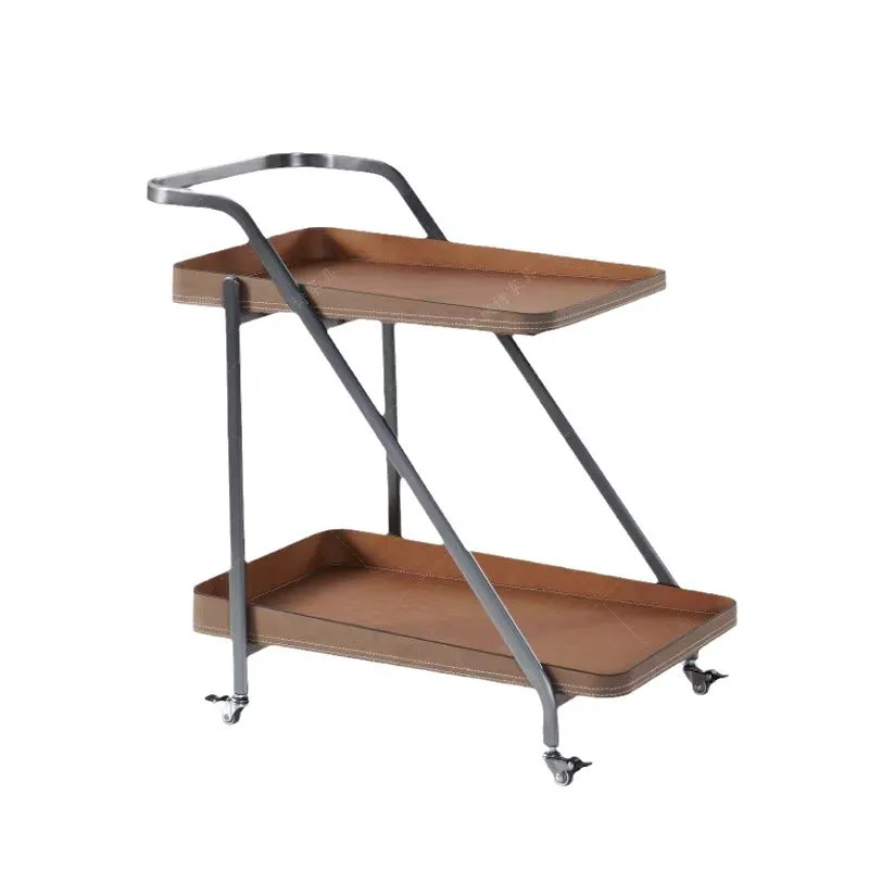 

Italian minimalism can move the side of a few wabi wind simple light luxury trolley saddle leather