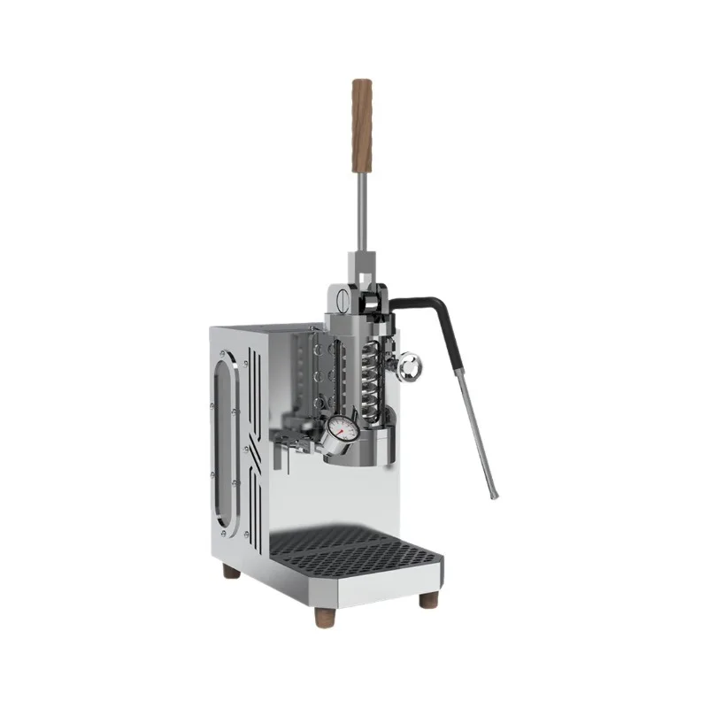 

Wall-mounted spring rod coffee machine Household small espresso hand-pressed semi-automatic coffee machine