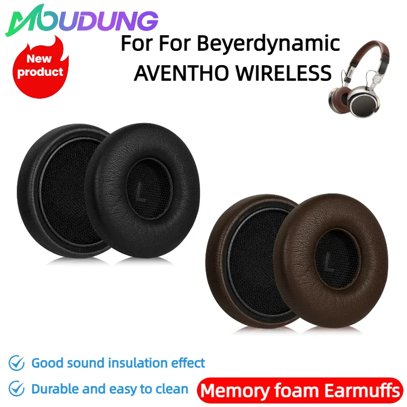 

MOUDUNG Replacement Protein skin memory sponge Earpads For Beyerdynamic AVENTHO WIRELESS Ear Cushion Headphone Ear Pad