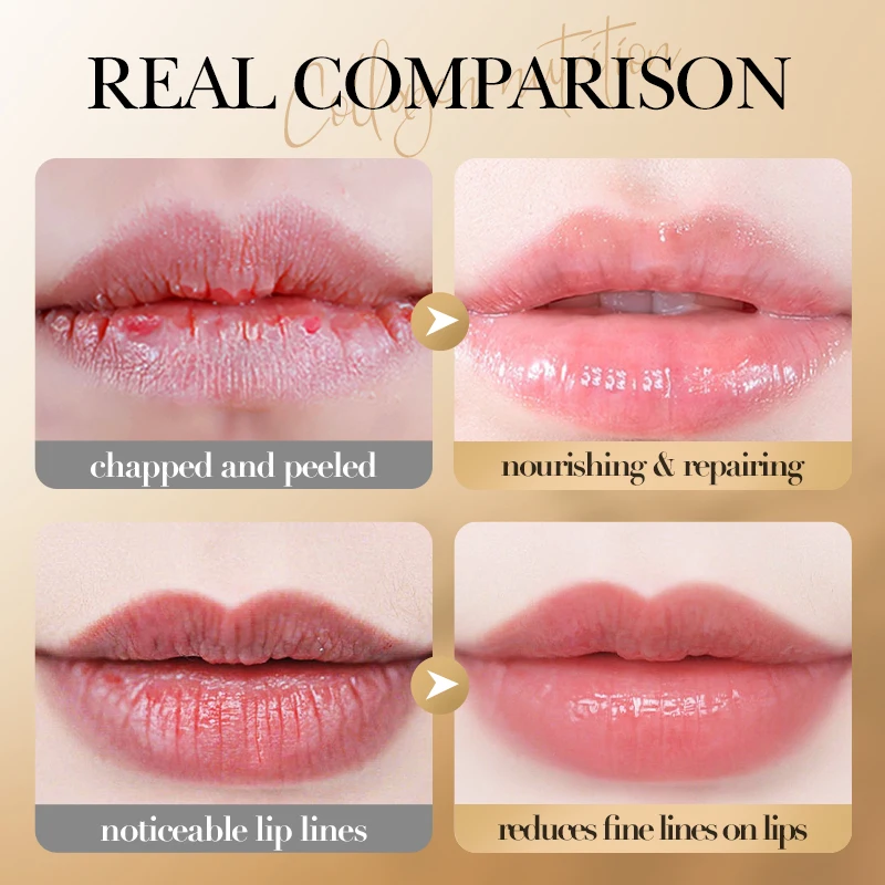 1/3/5PCS Collagen Lip Balm Moisturizing Anti-Cracking, Brightening & Repairing Lip Care with Nourishing Hydration ﻿ view 5