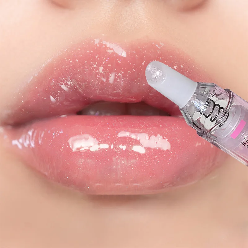 Gege Bear Ice Beet Lip Gloss Essence Honey, błyszczyk w sztyfcie, balsam wygładzający, bogata atmosfera, eksplozja, brokat, transparentny, wodny i lodowy, idealne usta, koreańskie produkty podstawowe dla kobiet.