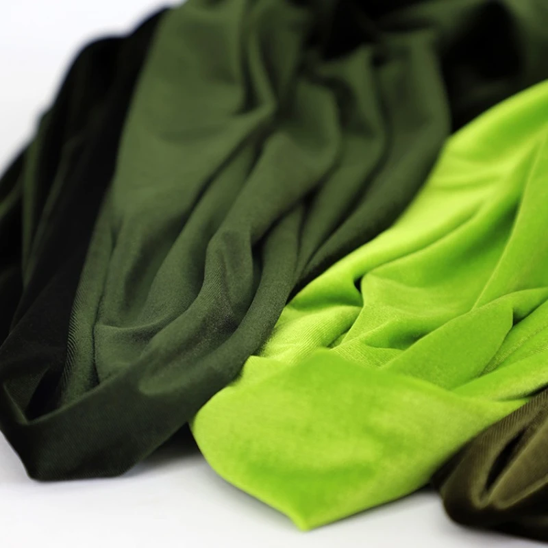 Green Velvet Fabric Wedding Veil Background Decoration Stage Performance Clothing Soft Bag Home Cloak DIY Sewing Material Cloth