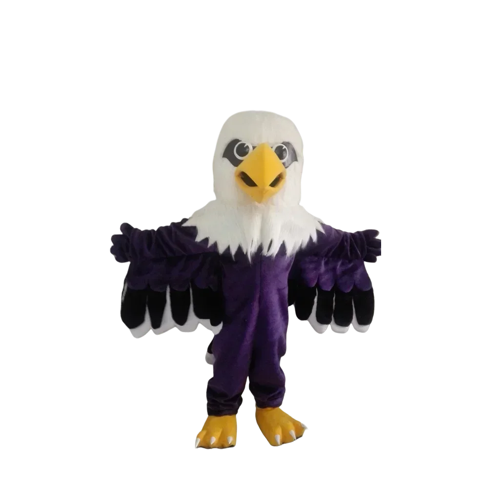

Purple Eagle Mascot Costume Hawk Falcon Custom Fancy Costume Anime Cosplay Kits Mascotte Fancy Dress Carnival Costume