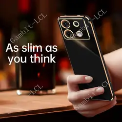Electroplating Straight Edge Soft Shell For Infinix Zero 30 5G 6.78