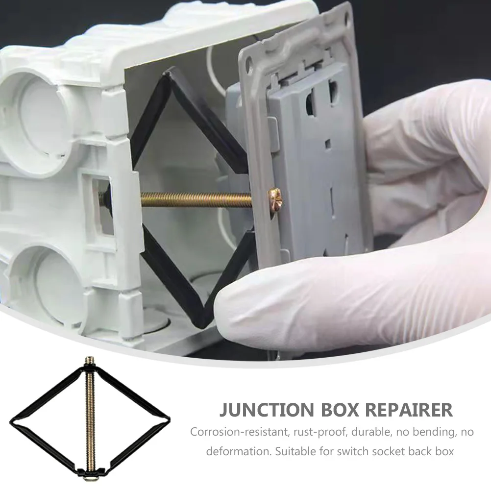 

10Pcs Rust Proof Electrical Box Repairer Strong Pc Material Cassette Screw Support Rod Wall Socket Fix Tool No Deformation