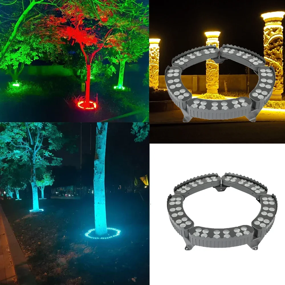 LED Tree Hugging Lamp Outdoor Garden Lighting Warm/Cold White IP65 Waterproof Yard Ground Light for Large Trees