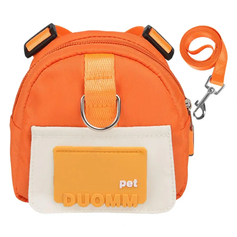 Pet Treat Backpack Wear Resistant Waterproof Polyester Pet Dog Outdoor Backpack with Traction Rope Pet Backpack Store