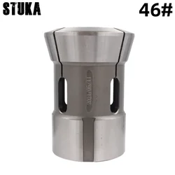 CK46# 6.0-46.0mm Round Hole Type CNC lathe Back Pull collet Spring Steel High Precision Chuck Round Square Hexagon