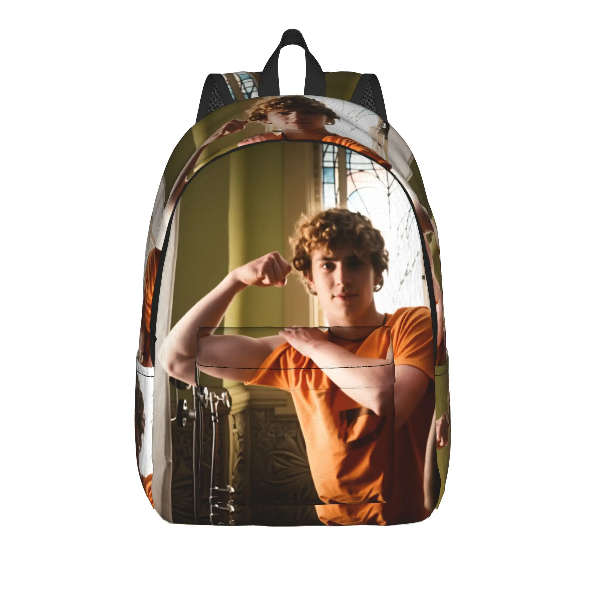 Walker Scobell (Smile) Mask USA Actor (5) Backpack Teen  Soft Backpacks Polyester Novelty School Bags Outdoor Designer Rucksack