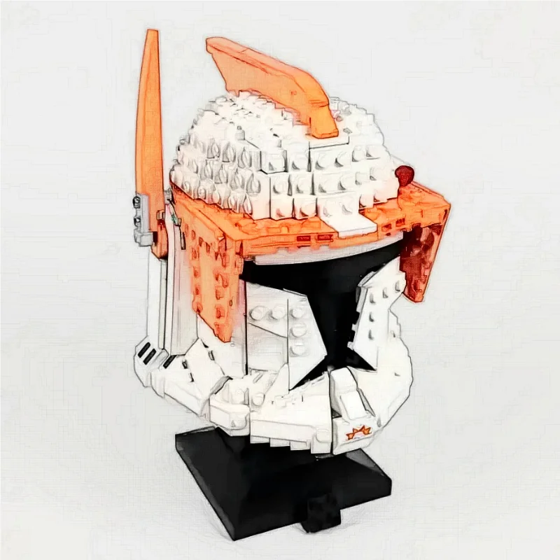 2026 جديد 766 قطعة استنساخ قائد سمك القد خوذة اللبنات ستار معركة التجمع نموذج ألعاب الطوب الاطفال عيد الميلاد هدية عيد ميلاد #4