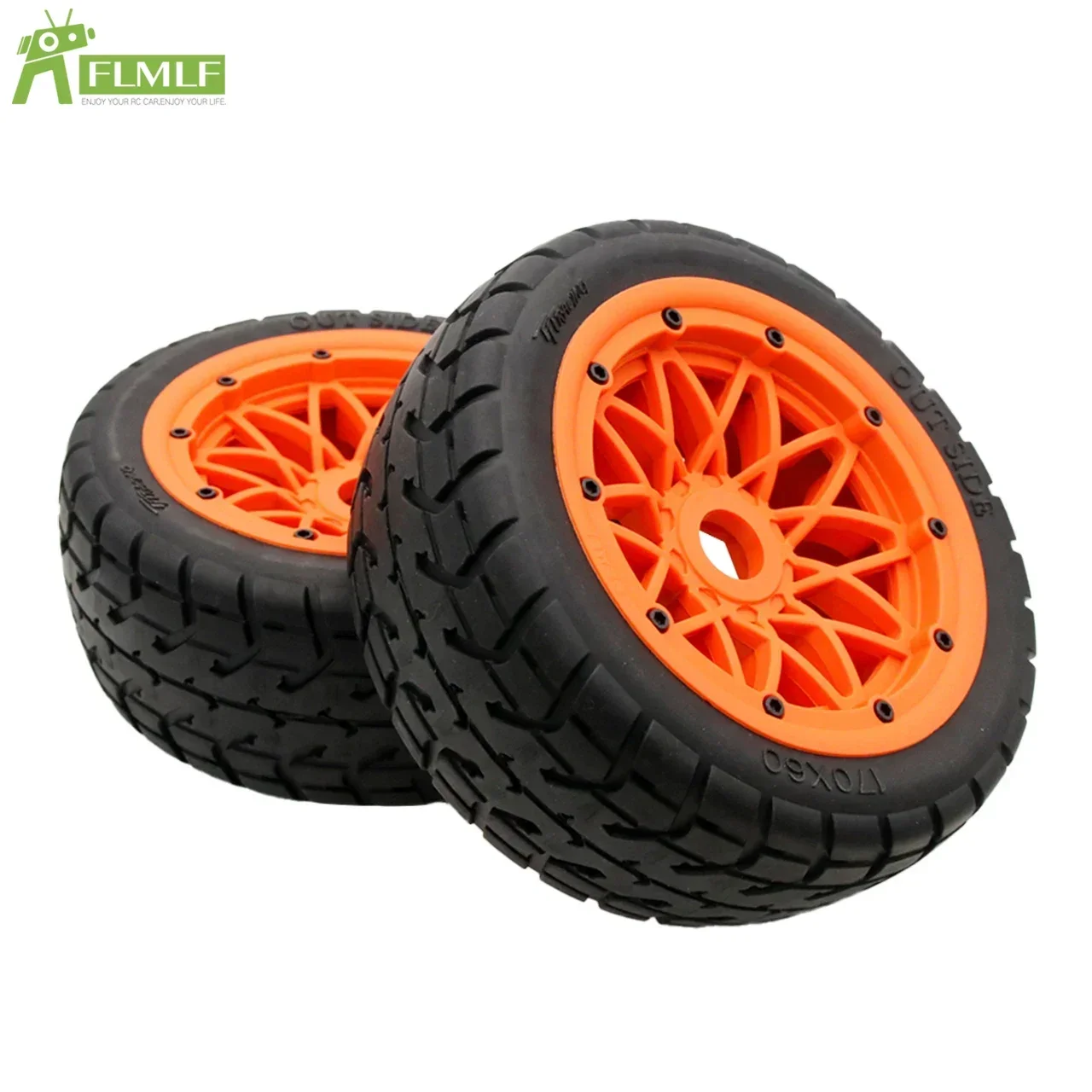 Voor- of achterband montage of nylon wielnaaf of beadlock ring voor 1/5 HPI ROFUN BAHA ROVAN KM BAJA 5B Rc auto speelgoed games onderdelen - afbeelding 1