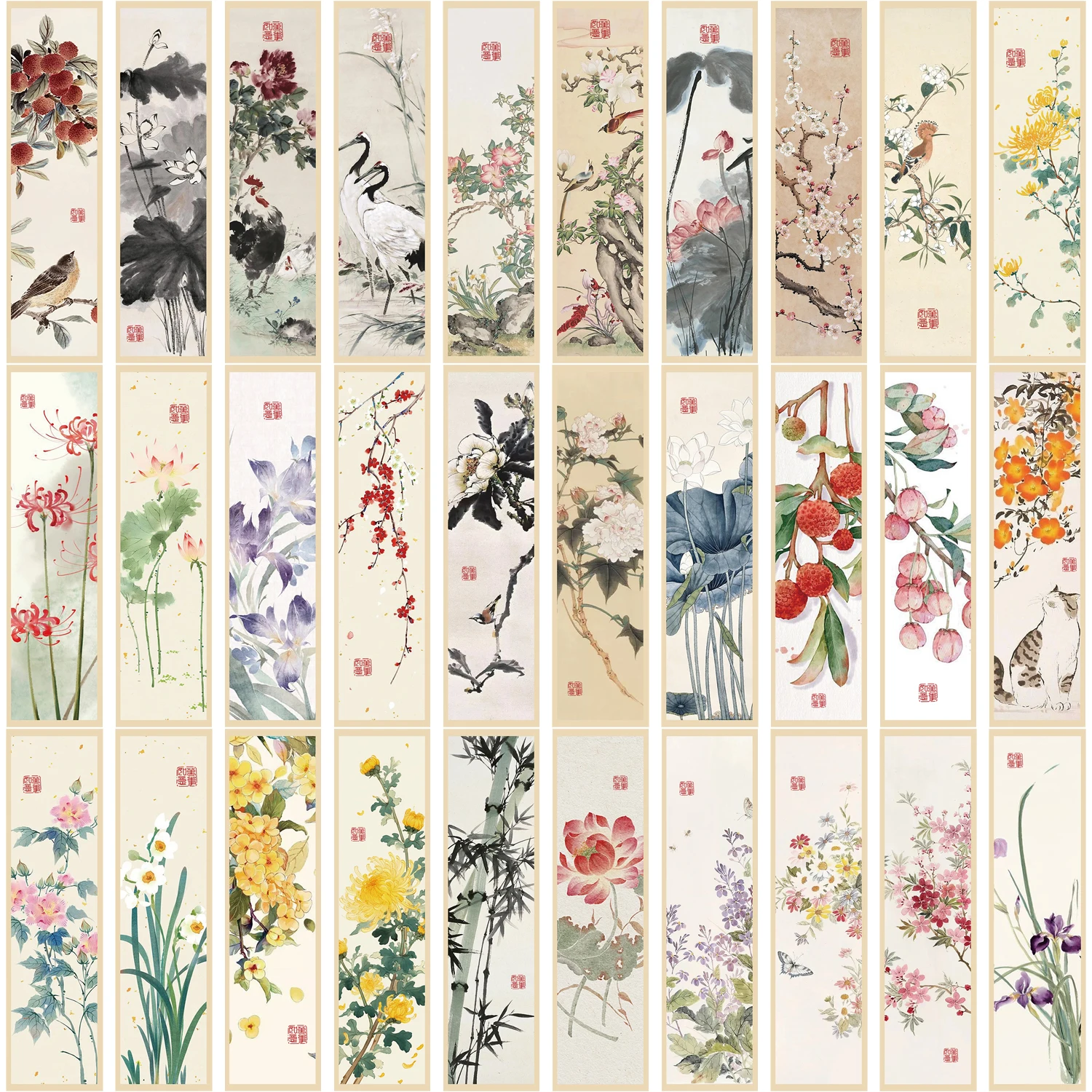 علامات مرجعية على الطراز الصيني التقليدي ، هدايا القراءة ، كتابة المكافآت ، الأدوات المكتبية ، اللوازم المكتبية ، الإشارات المرجعية ، 30 أو #6