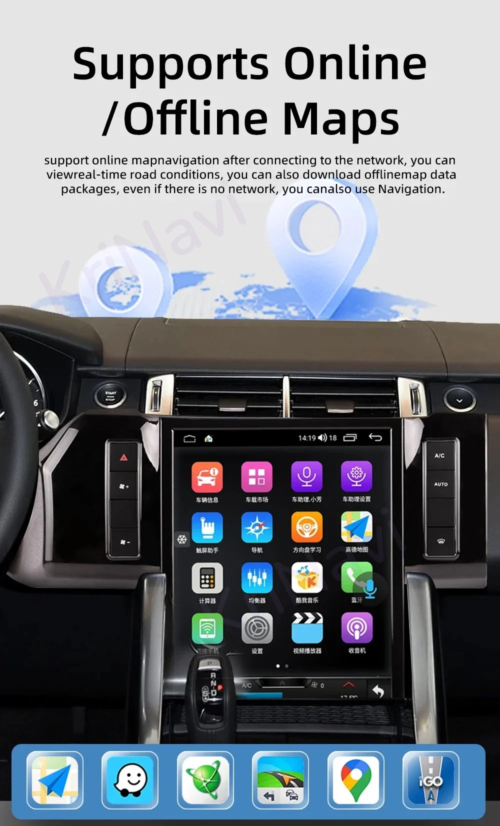 

For Land Rover Range Rover Sport 2005 - 2009 Android Car Radio 2Din Stereo Receiver Autoradio Multimedia Player GPS Navi Head
