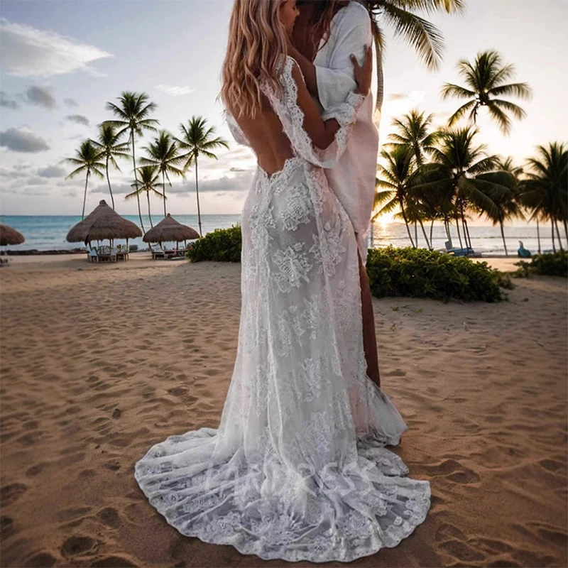 Рисунок 5 - Богемные свадебные платья Кружевное