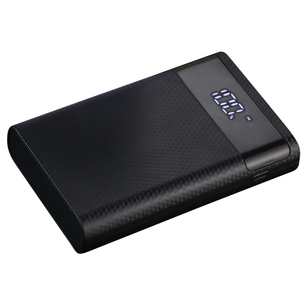 

18650 Bank Case Power Box Rechargeable Portable Compact Durable Scratch Resistant LED Indicator Safe Overcharge