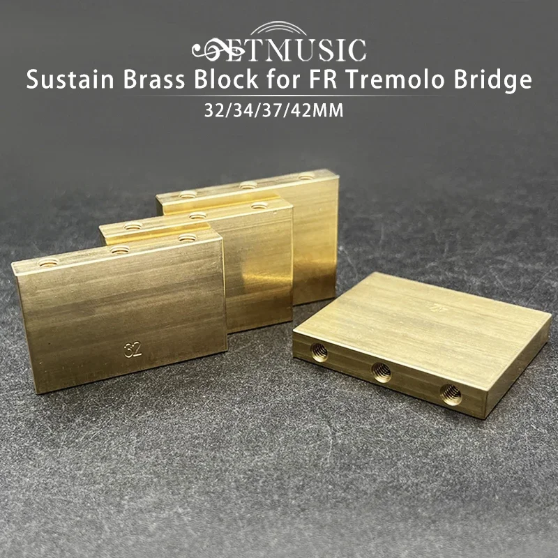 

32/34/37/42MM Height Sustain Brass Block for Tremolo System 50x8MM Fit FR Special Tremolo System Bridge