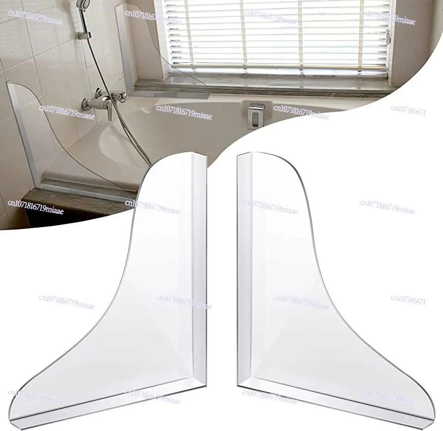 Bathtub Wash Basin Vegetable Basin Waterproof Splash Baffle Shower Splash Board Bathtub Sink