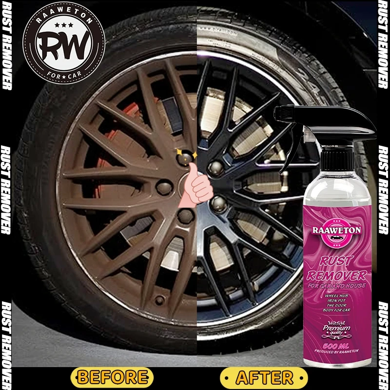 Spray antirouille pour enlever les particules de fer, peinture de voiture, moto, moto, accessoires de bateau, métal, avertissement de voiture,