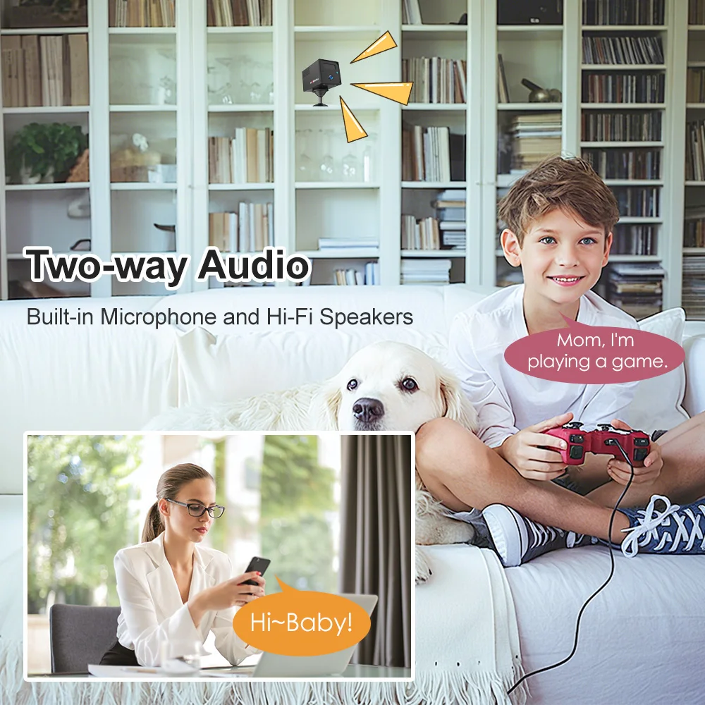 LS VISION Ubox 5MP Low Power Mini Kamera Wifi oder 4G SIM Home Security Kameras CCTV Intercom PIR Erkennung Überwachung IP Kamera