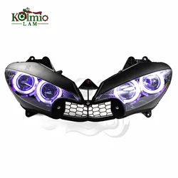 Fit for YAMAHA 2003 - 2005 YZF-R6 Motorcycle Demon Angel Eye HID Projector Headlight YZF R6 2004