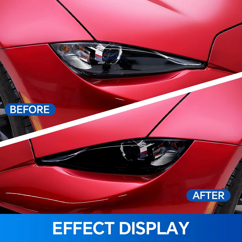 PPF For Mazda MX 5 2016-2023Car Transparent Film Tint Vinyl Wrap Headlight Sticker Auto Light Color Changer Film Car Accessories