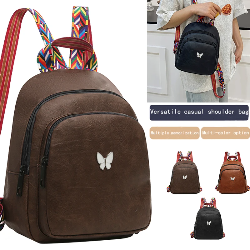 Men's and Women's Fashion Dual-Shoulder Backpacks Trendy Travel Multi-Functional Casual Backpack Shoulder Bag