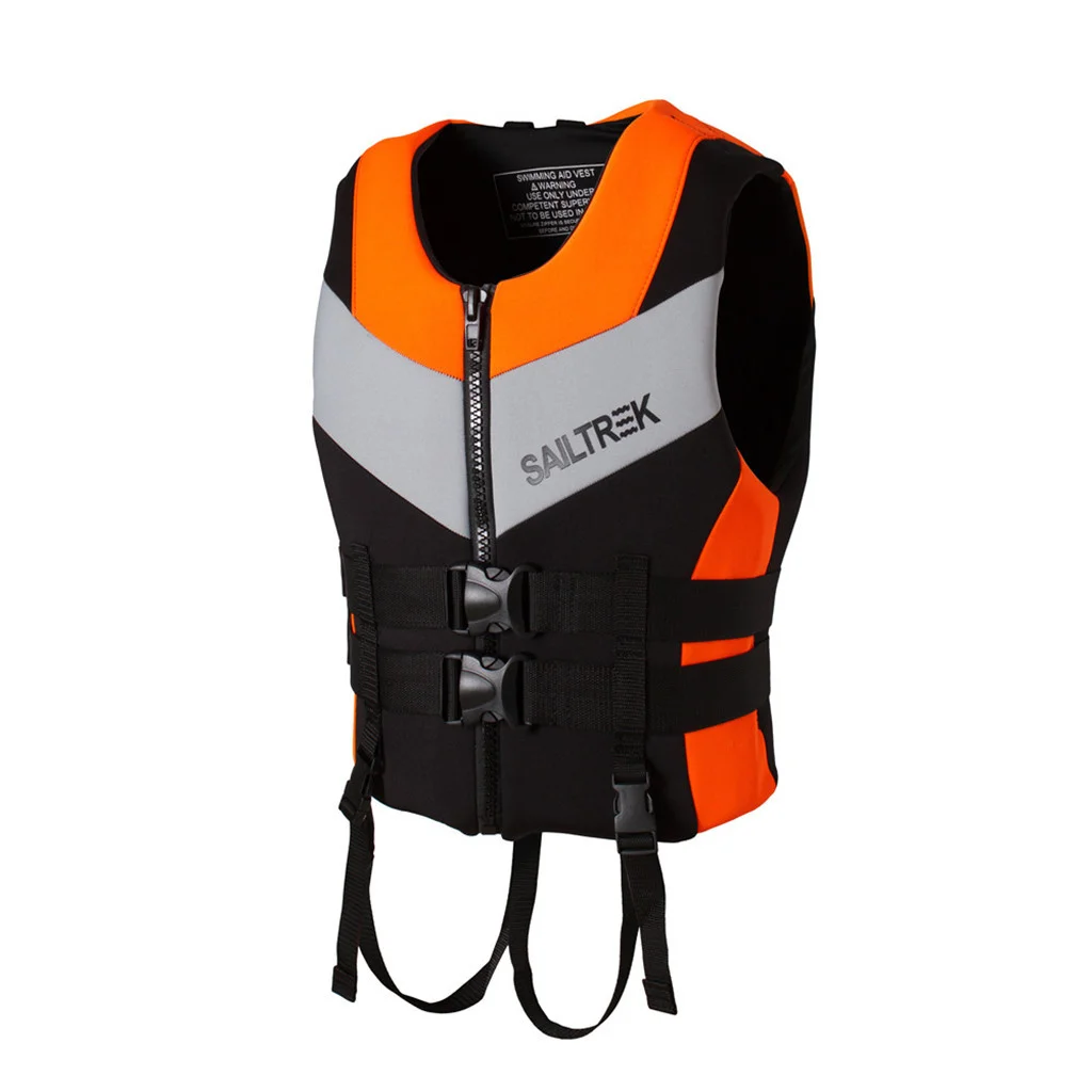 Wholesale Front Zip Lightweight Jetski Life Vest  Swimming Men Wakeboard Lifejacket Boating Rafting Adult Life Jackets