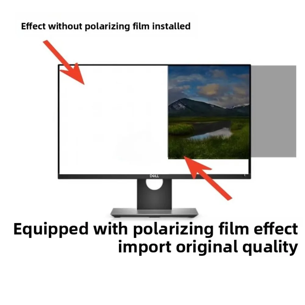 2PCS/Set New 7nch 45 Degree 135 Degree Polarizer LCD Film for LCD LED Screen