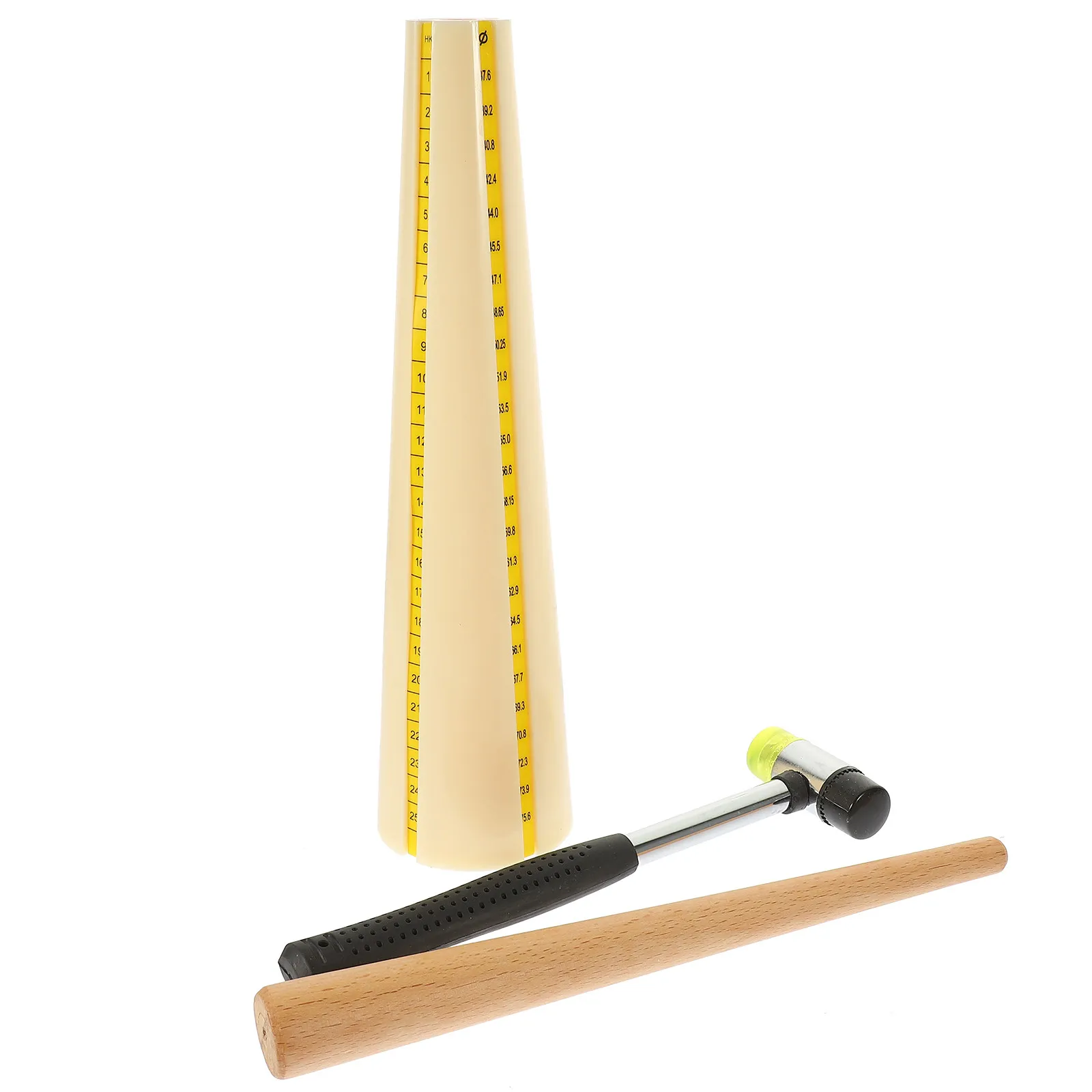 

Набор регулируемых мандрелей для ремонта и регулировки ювелирных изделий с резиновым молотком, профессиональный инструмент для формирования колец