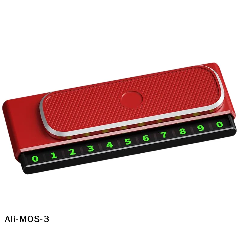【S】Temporary Parking Phone Number Plate Hidden Telephone Number Car Park Stop Card Automobile Accessories