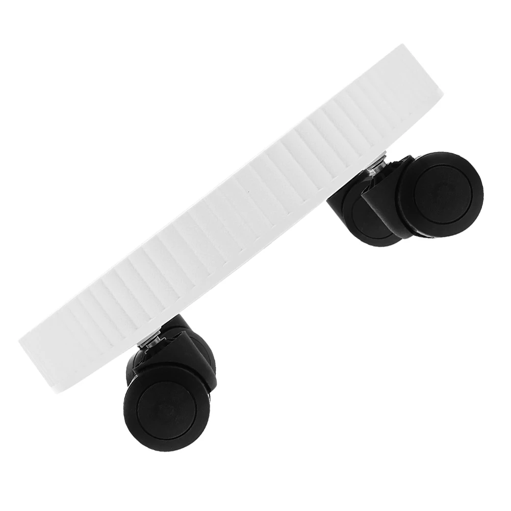 

250 # Белая подставка для цветочного горшка, держатель для растений, ролики, прочный мобильный садовый поднос для внутреннего декора, сверхмощное основание для горшка