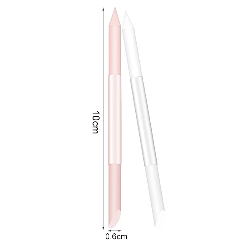 1Pcs  Glass Cuticle Pusher Cuticle Remover Tool Double Sided Cuticle Trimmer Manicure Stick Professional Manicure Tool