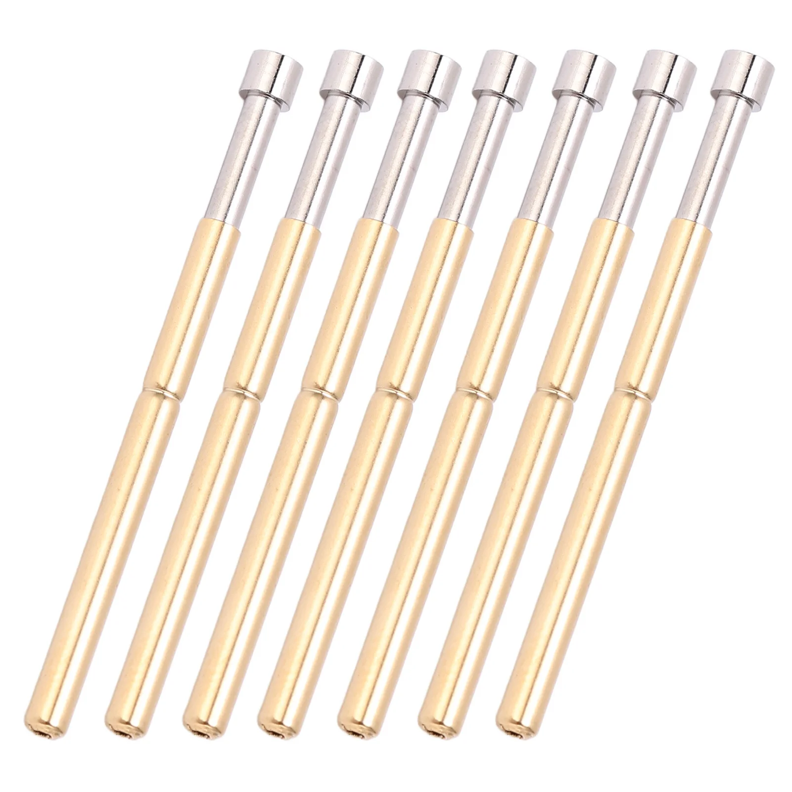 Prova a molla Pogo Pin Tipo testa concava Materiale in ottone 2,02 mm/0,1 pollici Diametro tubo 33,35 mm/1,3 pollici Perni di test PCB Pogo Pin
