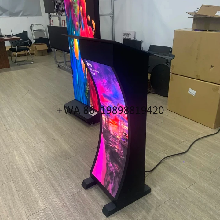 High Quality Flexible Led Screen P3 Small Pixel Pitch Soft Indoor Customized Irregular Sphere Tunnel Led Display