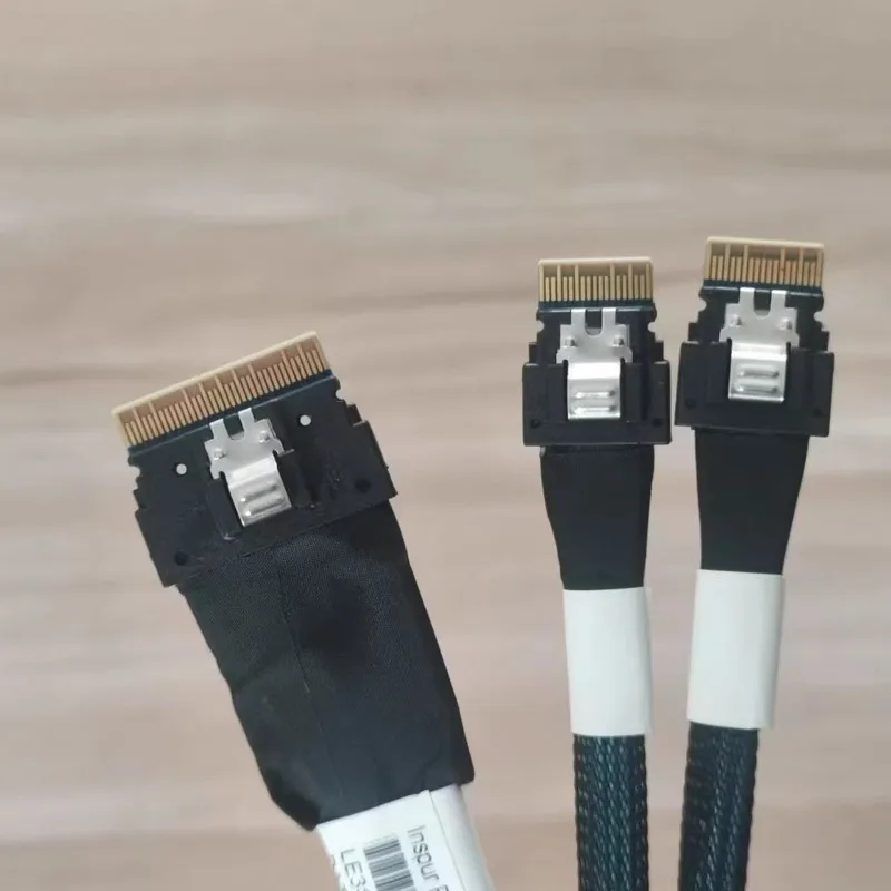 

Тонкий соединительный кабель SAS 4.0 к SFF-8654 8i-4i NVMe PCIe 4.0 для сервера 50, 60, 67, 73 см