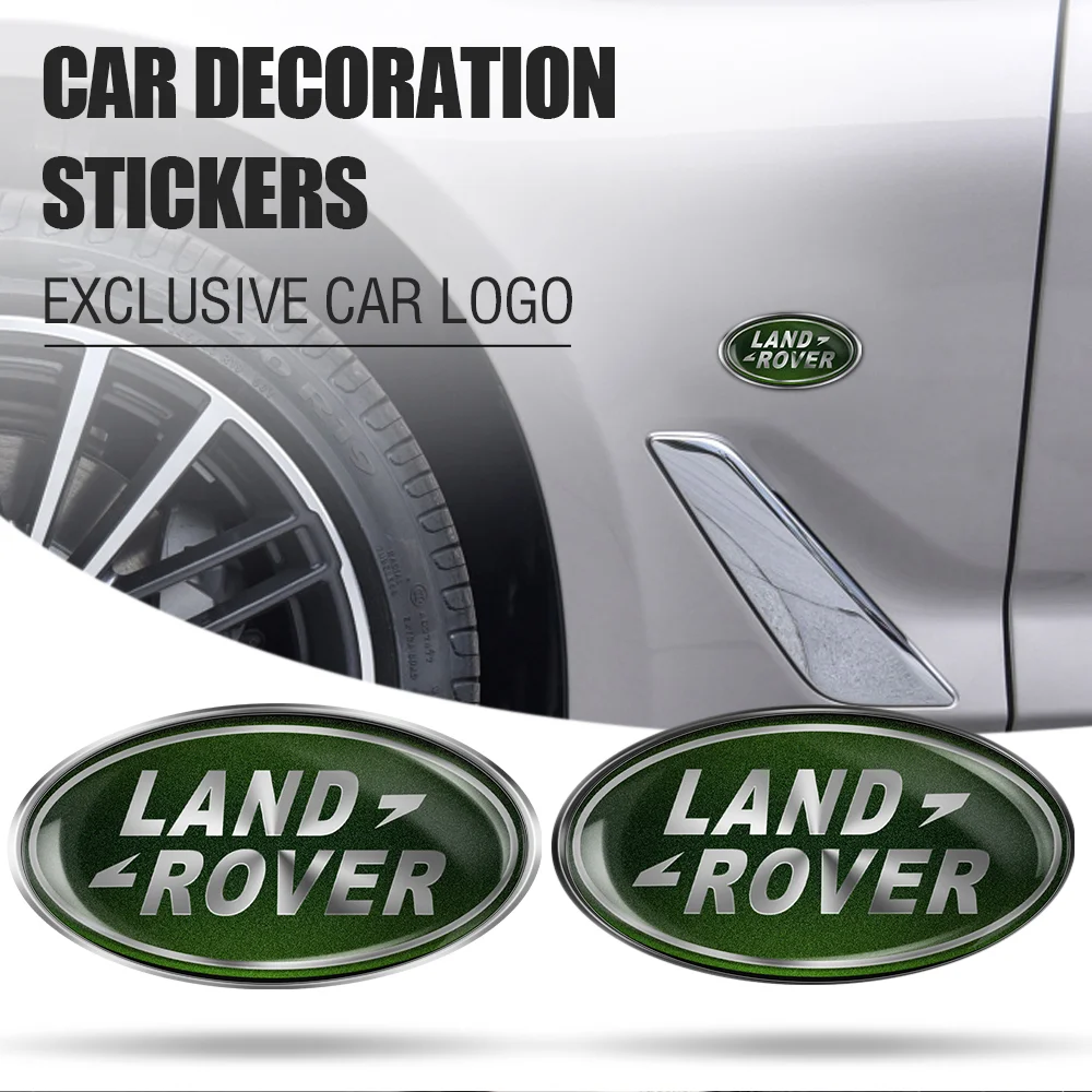 3D Car Aluminum Badge Auto Side Fender Body Window Trunk Sticker Decoration For Land Rover Range Rover Sport SVR Discovery L320