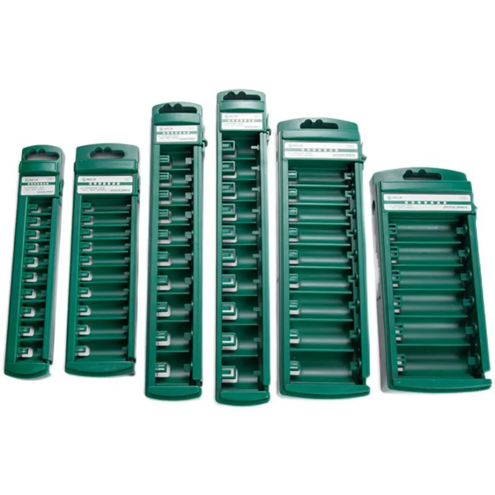 New ABS Wrench Storage Box Plastic Green Storage Tool Multifunctional 1/4" 3/8" 1/2" Wrenchs Holder Hexagonal Bits