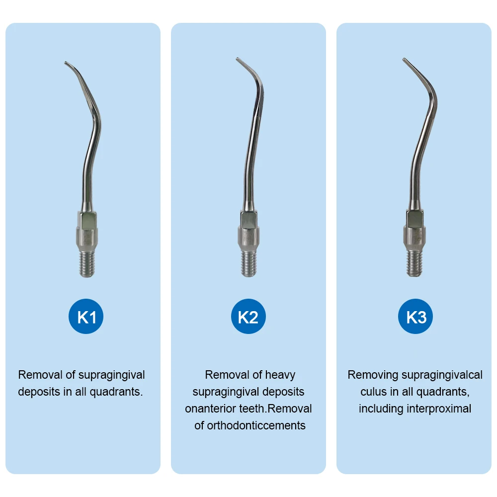 Dental Air Scaler Handpiece Sonic Scaler Tooth Cleaner for KV With K1 K2 K3 tips 2/4 Holes Dentistry Tools